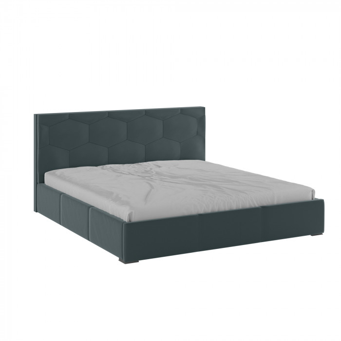 Манука Кровать интерьерная 180 серый, ПМ