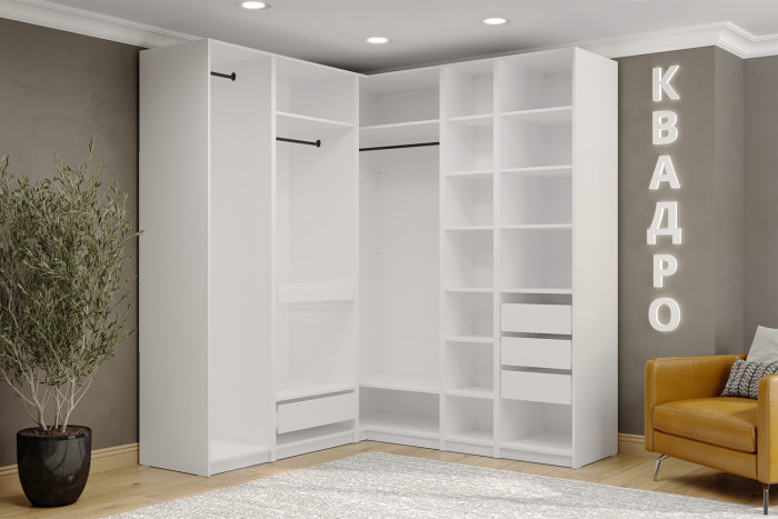 Гардеробная система Квадро. Комплект 9