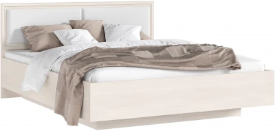 Престиж 2 Кровать парящая с ортопедом металл 160, сандал светлый