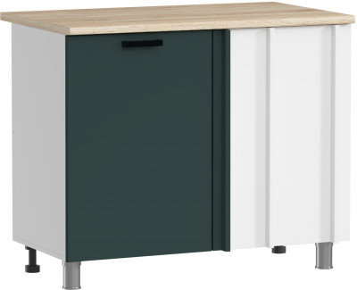 МК Аленушка НПУ 1000 Лаванда Изумруд, скоба черный (без столешницы)