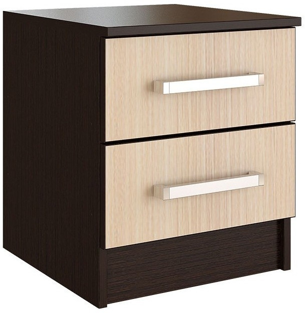 Модульная спальня Фиеста ЛДСП композиция 2 (Венге / дуб беленый)