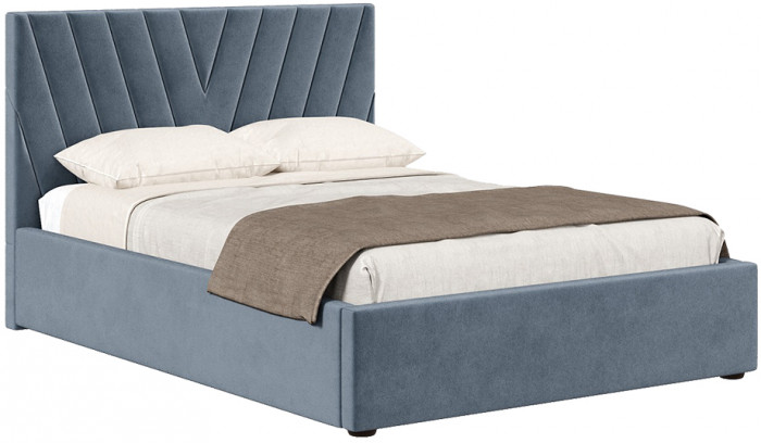 Кровать с подъёмным механизмом 1600 Палермо, темно-серый 017