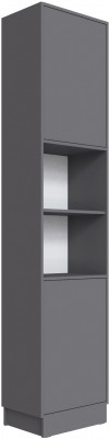 Шкаф Мадрид торцевой (0,35), Графит серый