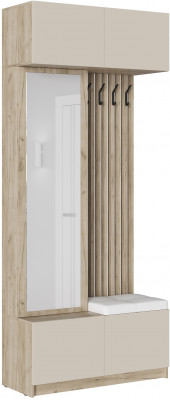 Прихожая Бостон ЛДСП, крафт серый/кашемир