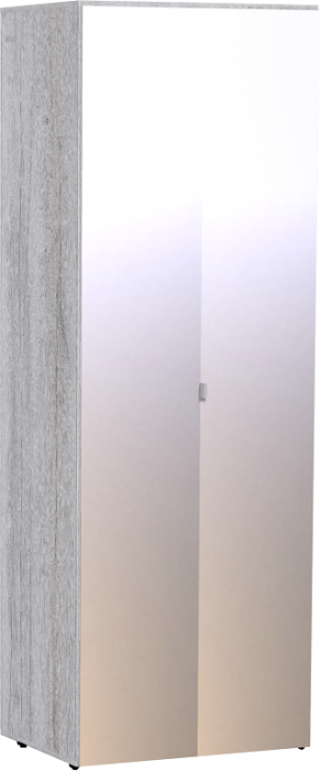 Шкаф для одежды с зеркалами Нео 54, дуб шавиниган