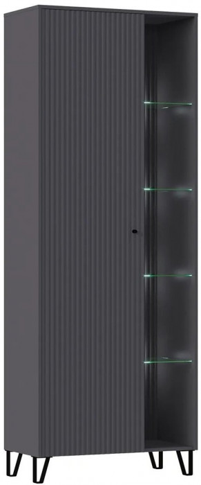 Модульная гостиная Оливия, композиция 4 (Графит, Графит глянец)