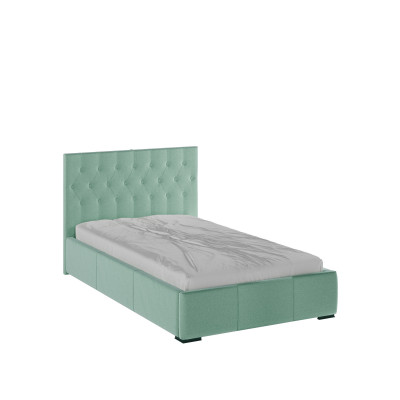 Октавия Кровать интерьерная 120 мятный ромб, ортопед