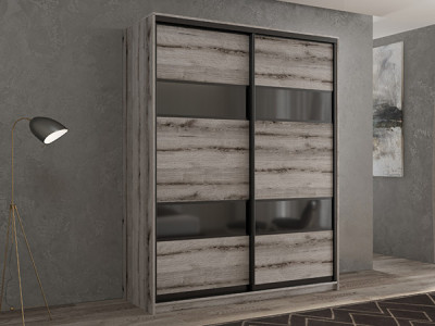 Шкаф-купе Кааппи 7 Эвок Окаменелый 120х60х230 см