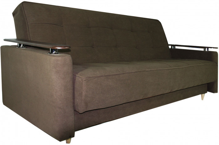 Диван-кровать София, книжка, 126х186, коричневый