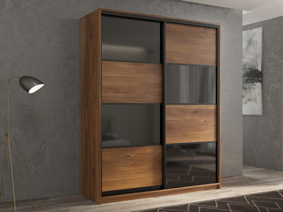 Шкаф-купе Кааппи 13 Кастелло Бренди 120х60х230 см