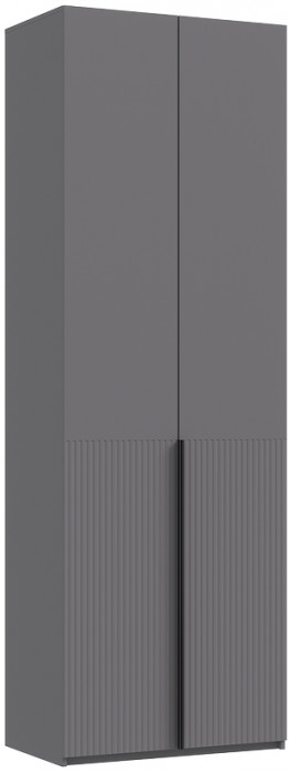 Полка косметическая со шкафом 2х-ств Марвэл, Графит/Браш графит