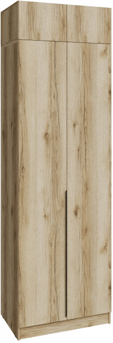 Шкаф 0,8 с антресолью Мадрид, Дуб делано