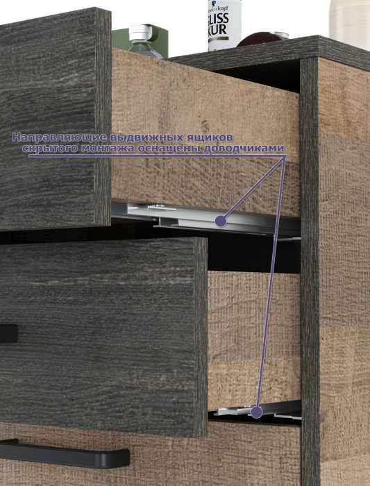 Трувор Прихожая 165, цвет дуб гранж песочный/интра, ШхГхВ 150х37х195 см., универсальная сборка