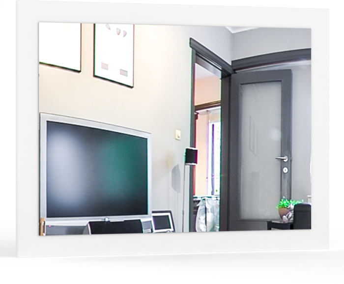 Камелия спальня № 5 Кровать 1400 + Две тумбы + Комод + Зеркало, белый