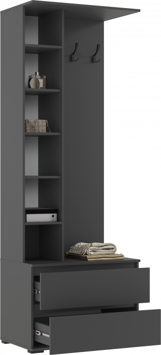 Норд Прихожая, композиция №2, Графит/Графит