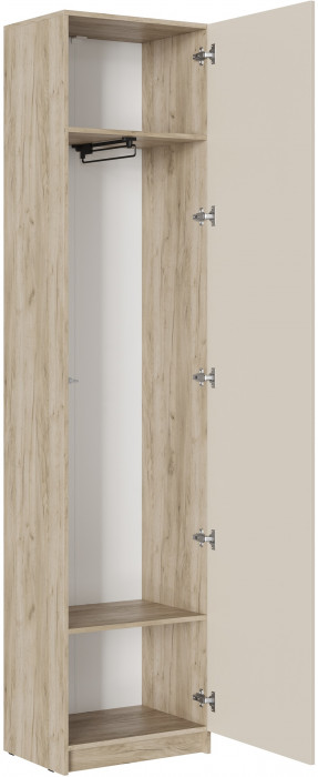 Модульная прихожая Бостон ЛДСП композиция 2, крафт серый/кашемир