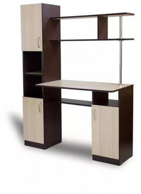 Стол компьютерный СК-7 венге/ясень шимо светлый